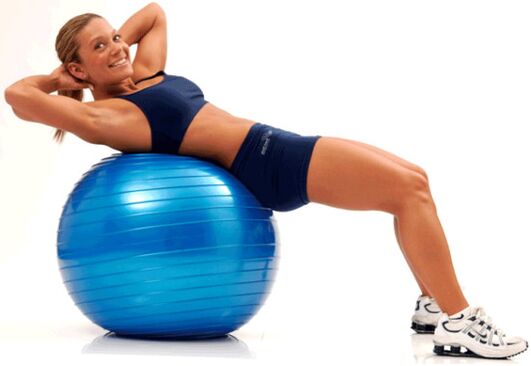 fitball exercise for weight loss