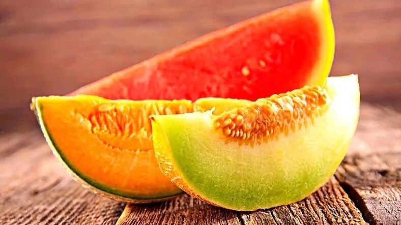 watermelon and melon to lose weight